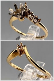 Two 14K Yellow Gold Rings