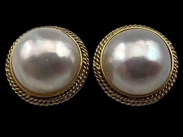14K Pearl Earrings