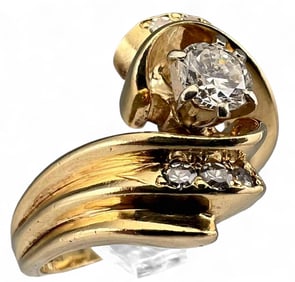 14K Diamond Ring, Approximate 1/2 Carat