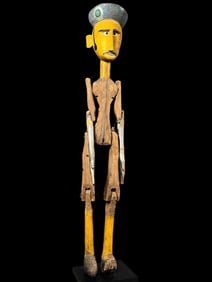 Tau Tau Ancestor Figure, Wearing A Traditional Songkok, Fully Articulated