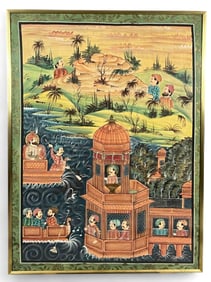 Rajasthani Painting On Cotton