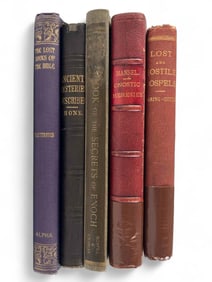 Grouping Of Books In Gnosticism And Lost & Mystical Texts Of The Bible, 1823-1926