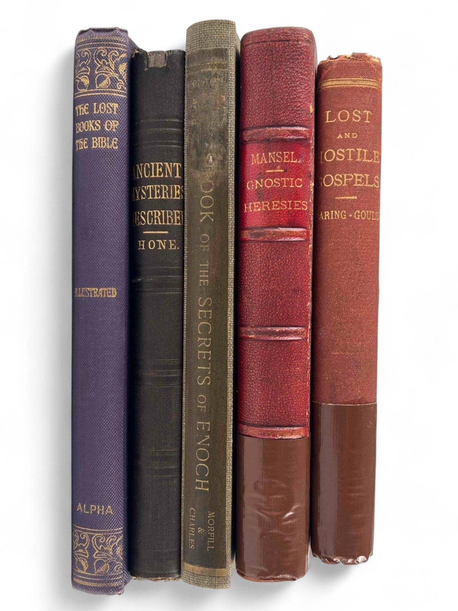 Grouping Of Books In Gnosticism And Lost & Mystical Texts Of The Bible, 1823-1926 (1 of 12)