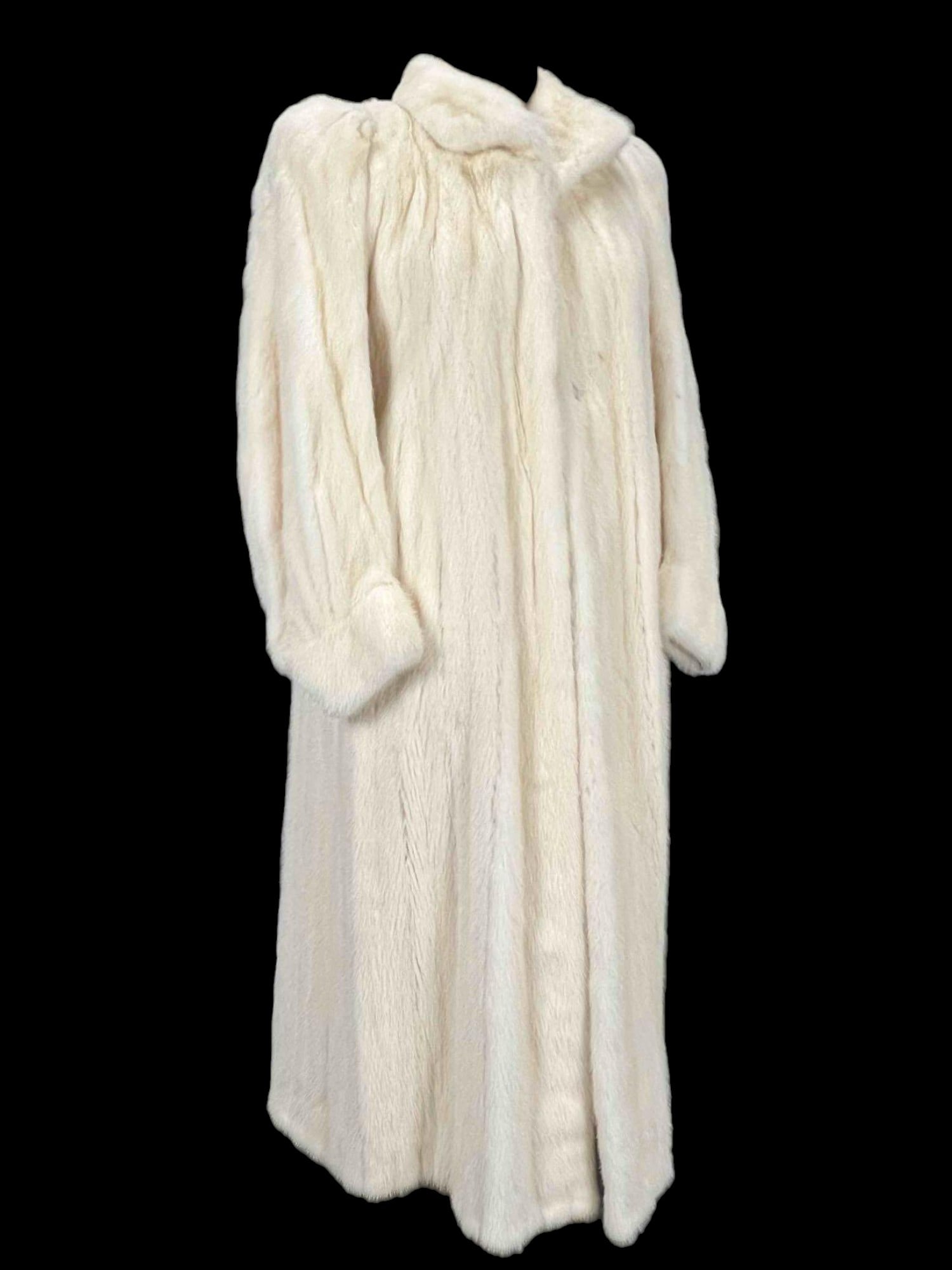 Full Length White Mink Coat (1 of 10)