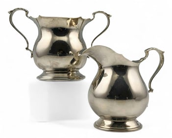 Sterling Silver Cream & Sugar Set
