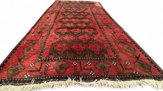 Persian Rug: Persian Rug. Approximately 6.1875L x 3.41W ft. (74.25L x 41.0W in.)