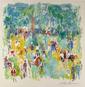 LeRoy Neiman (American, 1921-2012), Paddock, Serigraph