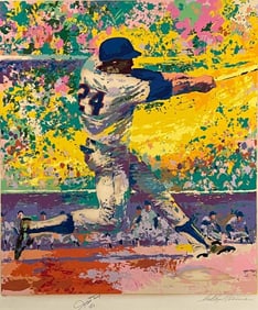 LeRoy Neiman (American, 1921-2012), Willie Mays Autographed Serigraph