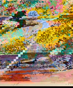 LeRoy Neiman (American, 1921-2012), Willie Mays Autographed Serigraph: LeRoy Neiman (American, 1921-2012), Willie Mays Autographed Serigraph. Pencil signed lower right. Edition 263/300. Styria Studios blind stamp lower left. Signature has not been authenticated. As frame