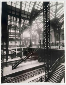 George P. Hall & Son, Pennsylvania Railroad Station, New York City, Gelatin Silver Print