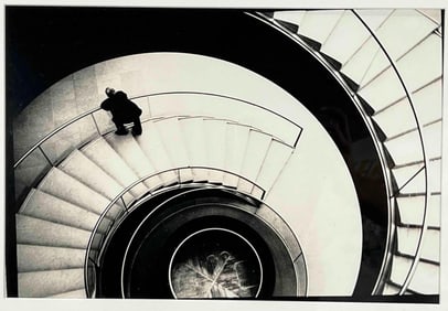 Marcus Davies (British, b. 1965), Spiral Staircase, Gelatin Silver Print
