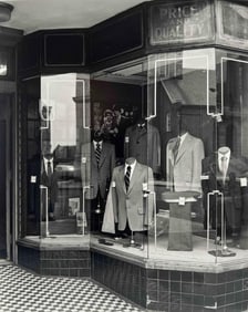 George Tice (American, b. 1938), Jahos Brothers Clothing Store, New Jersey, Gelatin Silver Print