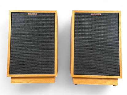Pair Of Klipsch Heresy II Speakers: Pair Of Klipsch Heresy II Speakers. Each approximately 24.25H x 15.5W x 13.25D in.