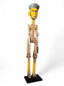 Tau Tau Ancestor Figure, Wearing A Traditional Songkok, Fully Articulated