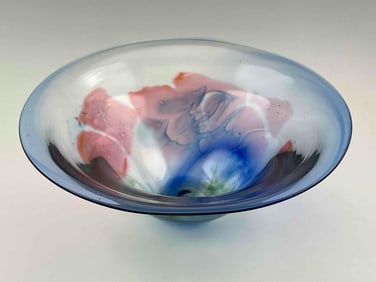 Signed Art Glass Bowl
