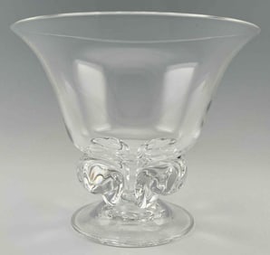 Steuben Crystal Pedestal Bowl