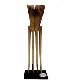 African Swazi Bone Hair Comb