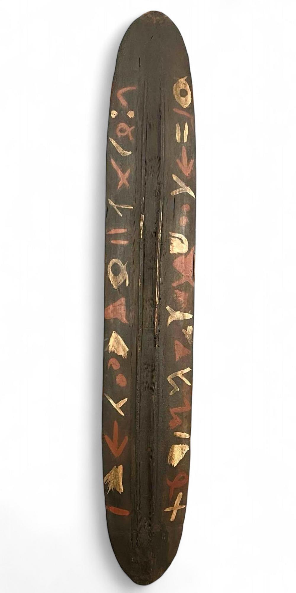 Mongo Painted Wood Shield, Northeastern Democratic Republic Of The Congo (1 of 11)
