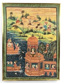 Rajasthani Painting On Cotton