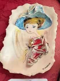 Toni Moretto (Italian, 1929-2011), Porcelain Tray