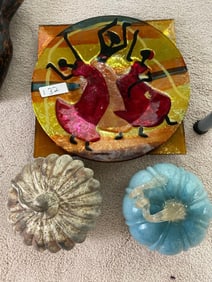 Glass Bowls & Pumpkins