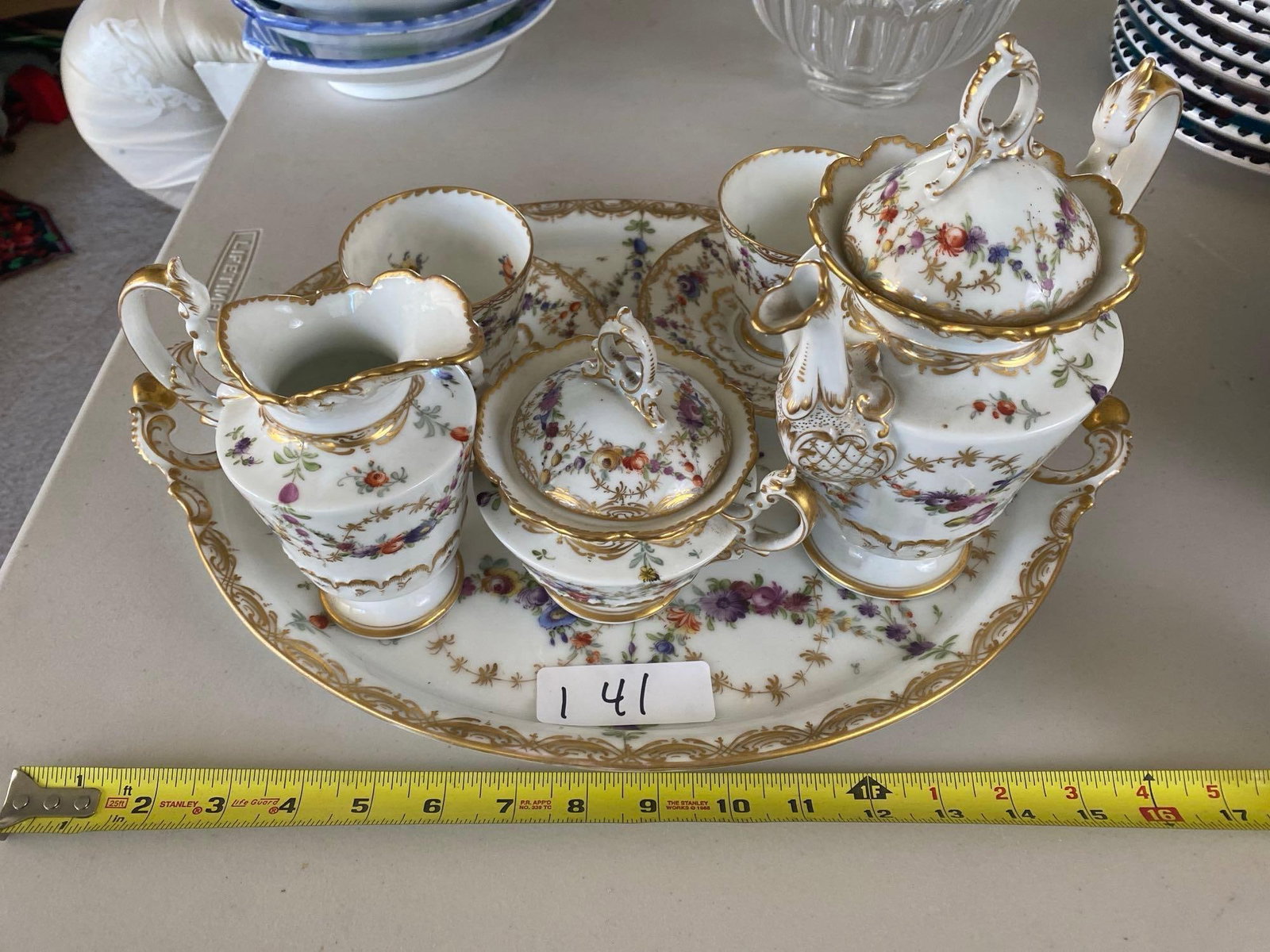 Dresden Porcelain Tea Service (1 of 6)