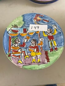 Eleven Italian Pottery Plates