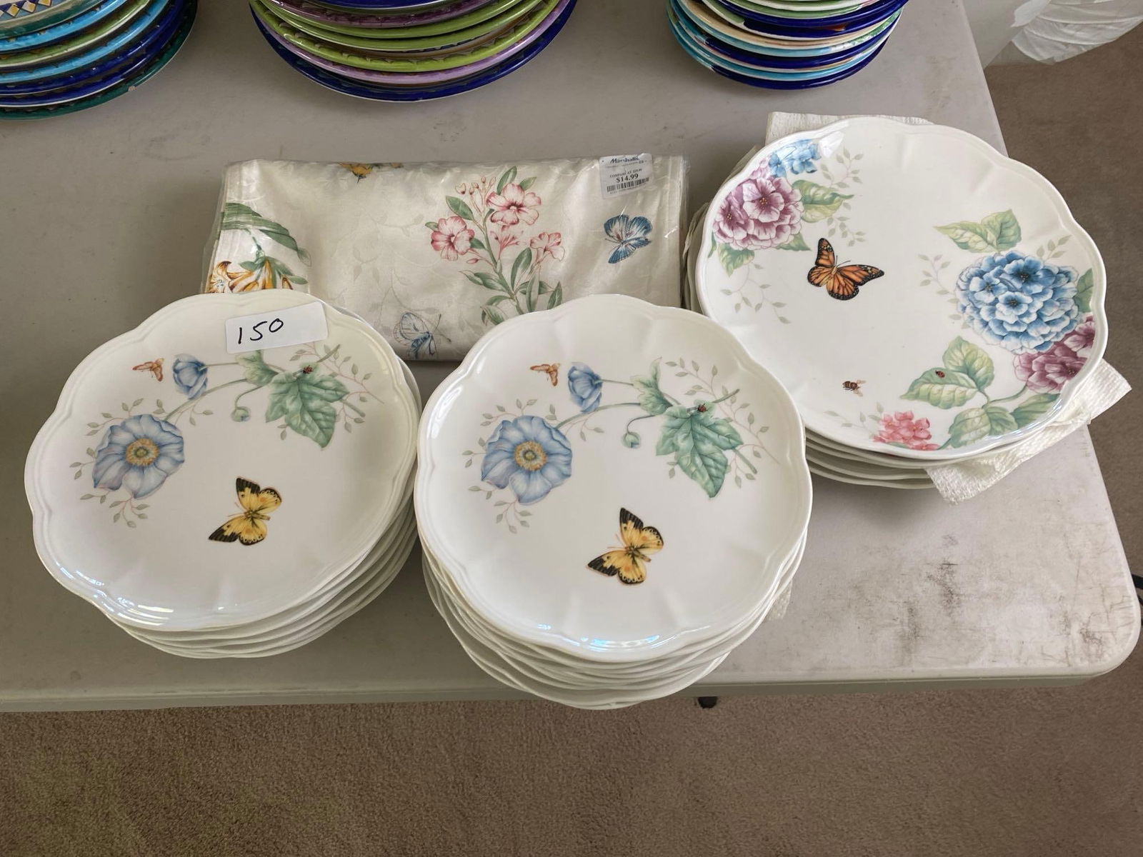 Lenox Butterfly Meadow Monarch Dinner & Salad Plates (1 of 8)