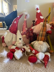 Lot Of Stuffed Gnomes