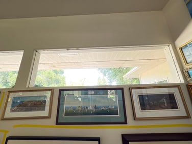Three Ocean Themed Art Pieces Including Lighthouse