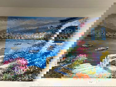 Large Grecian Acrylic Painting