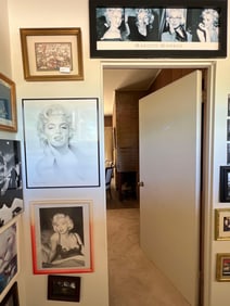 Five Pieces Of Art Including Marilyn Monroe And Anton Peck Paper Cut Out