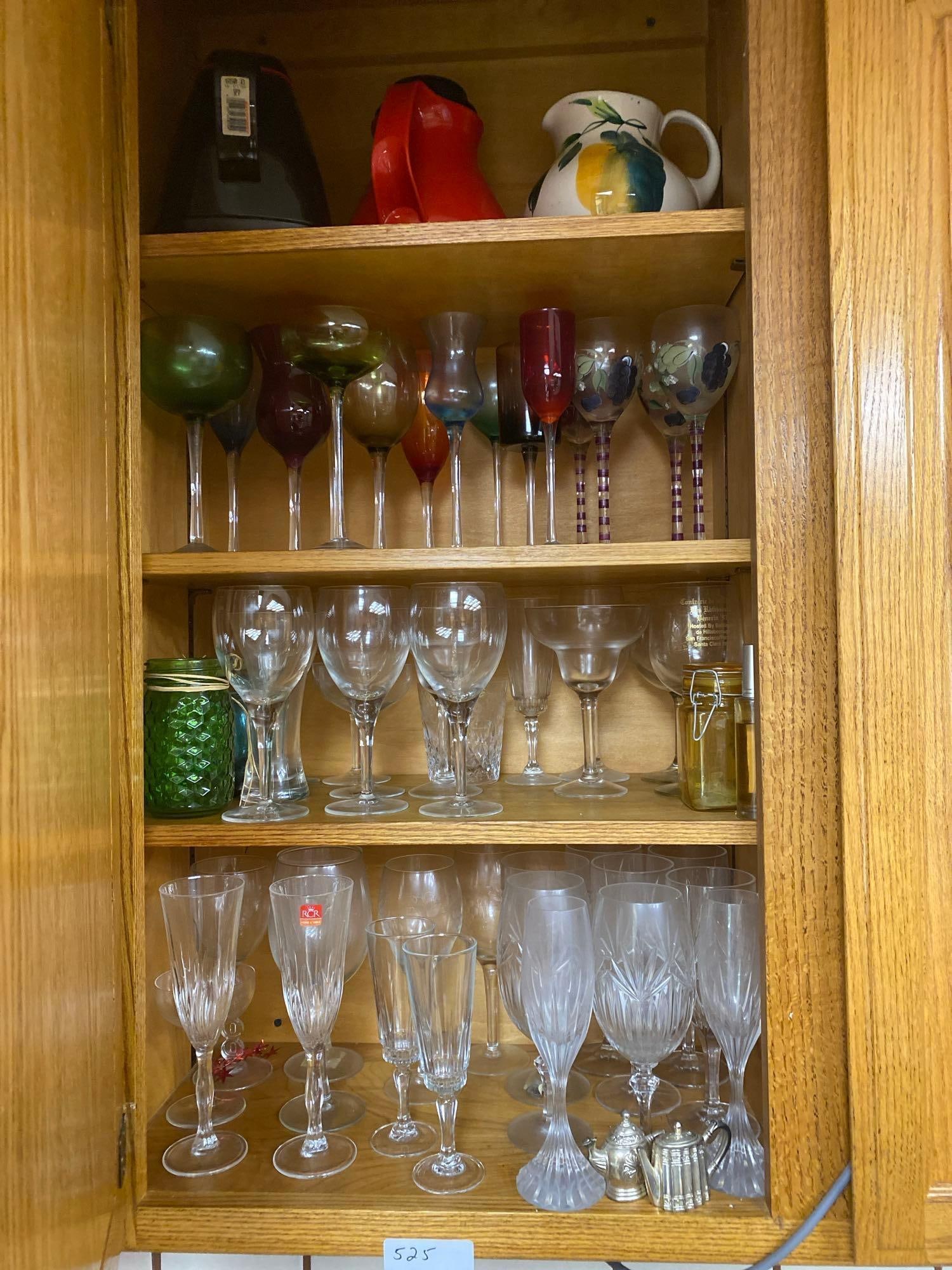 Pitchers And Assorted Glassware, Including Rcr Crystal Champagne Stems (1 of 5)
