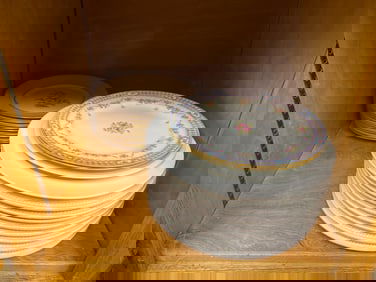 Cabinet Full Of Plates