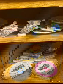 Faberge Egg Pattern Plates, And Other Tableware