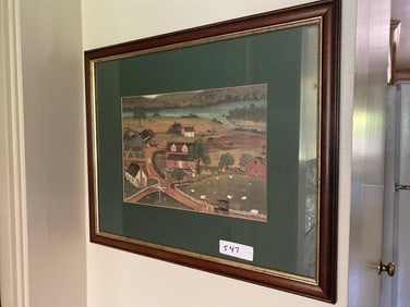 Farm Scene Print