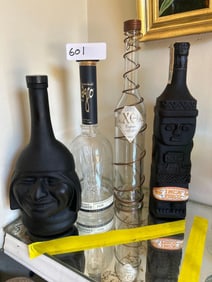 Four Collectible Liquor Bottles