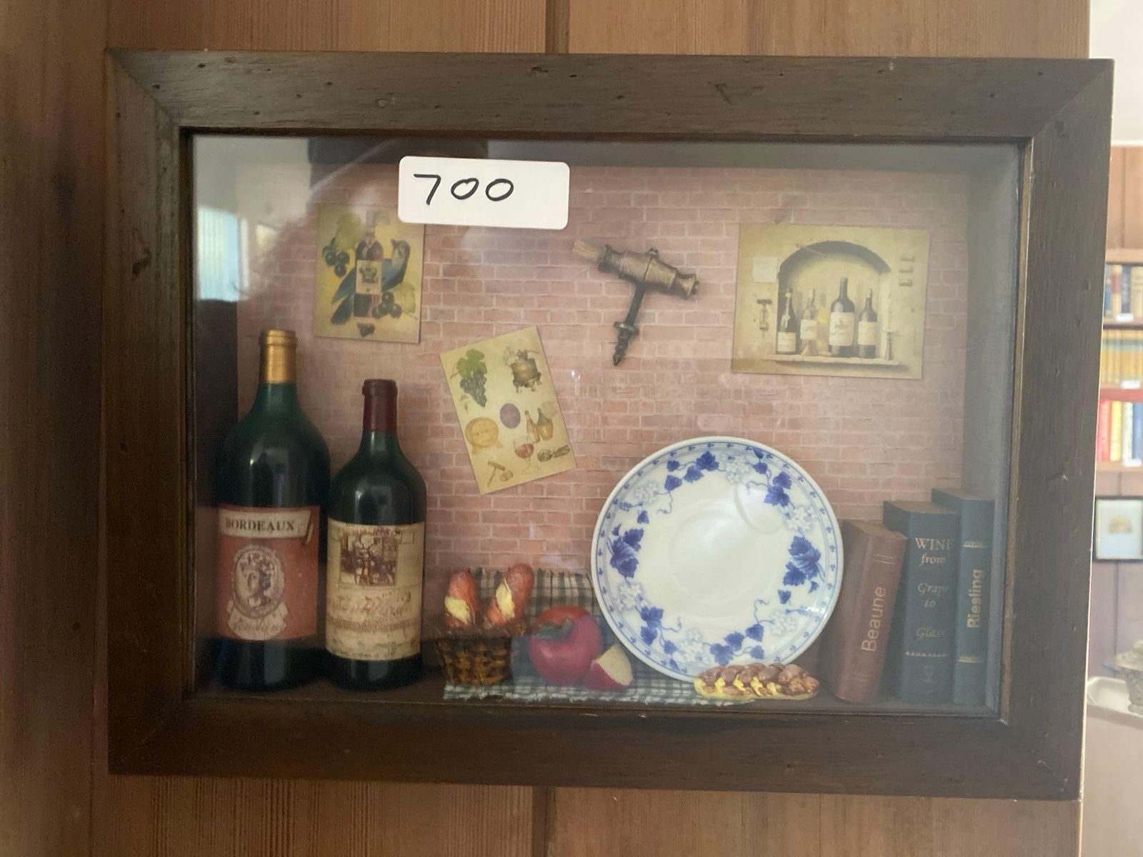 Wine Diorama Artwork: Wine diorama artwork.