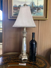 Hollywood Regency Style Mirrored Lamps
