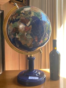 Semi-Precious Stone Globe