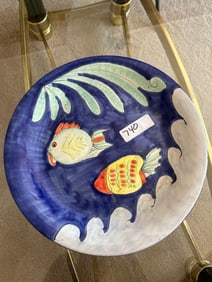 Large Italian Pottery Charger