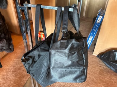 Two Sharif Americana Overnight Bags