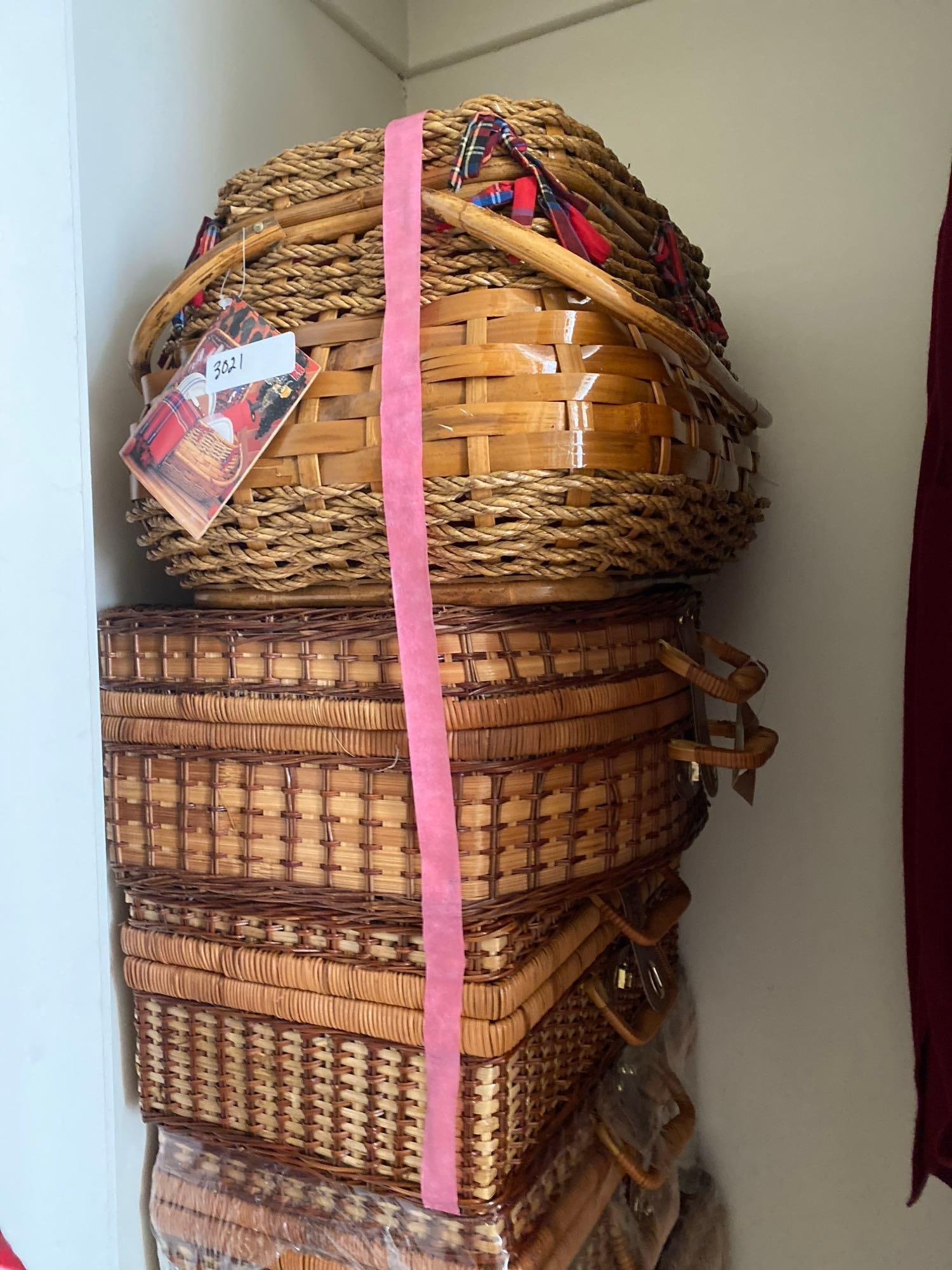 Three Picnic Baskets And Accessories (1 of 4)