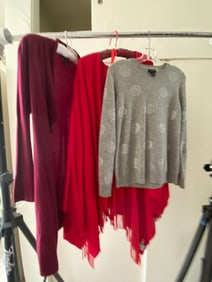 Two Cashmere Sweaters & Virgin Wool Wrap