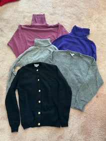 Cashmere Sweaters, Size Medium-Large