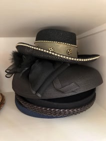 Lot Of Felt & Woven Hats