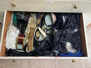 Vintage Belts, Gloves, And Accessories