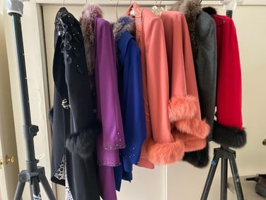 Fur Trimmed Suits, Blazer, And Jacket