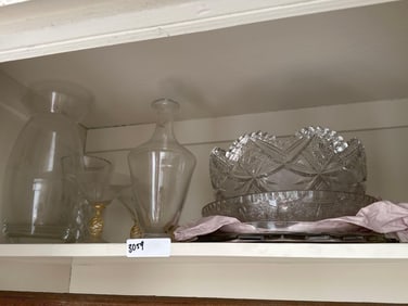 Lot Of Crystal And Glassware