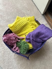 Lot Of Scarves, Gloves And Winter Clothing
